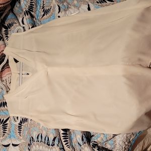 Frank Lyman size 6 top creme blouse